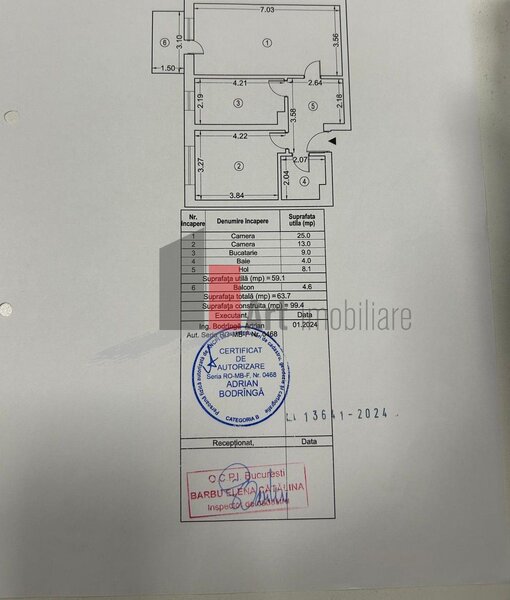 Exigent, Faza 5, Lujerului, apartament 2 camere.